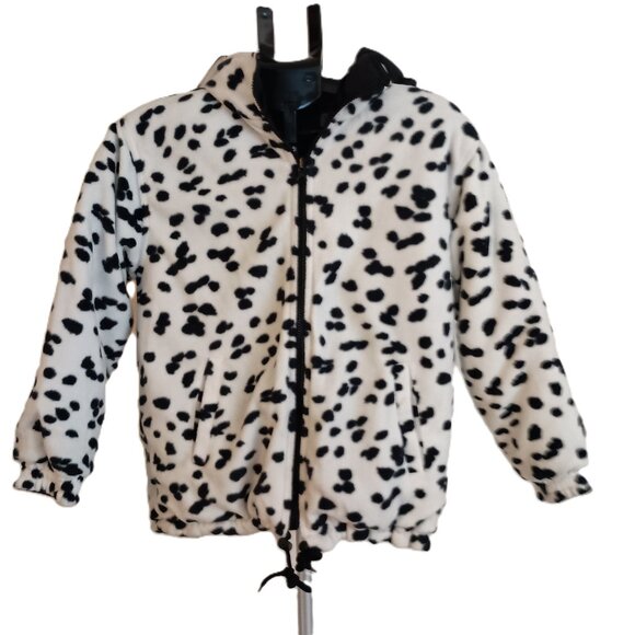 Sullivan Superior Reversible Jacket Black & Polka Dot Girls XL Item 91526 EUC - Picture 4 of 16